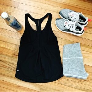 Black lululemon Racerback Tank